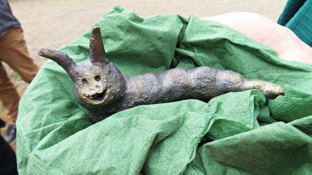 Das Maskottchen von Bobenheim-Roxheim | Foto: Brigitte Melder