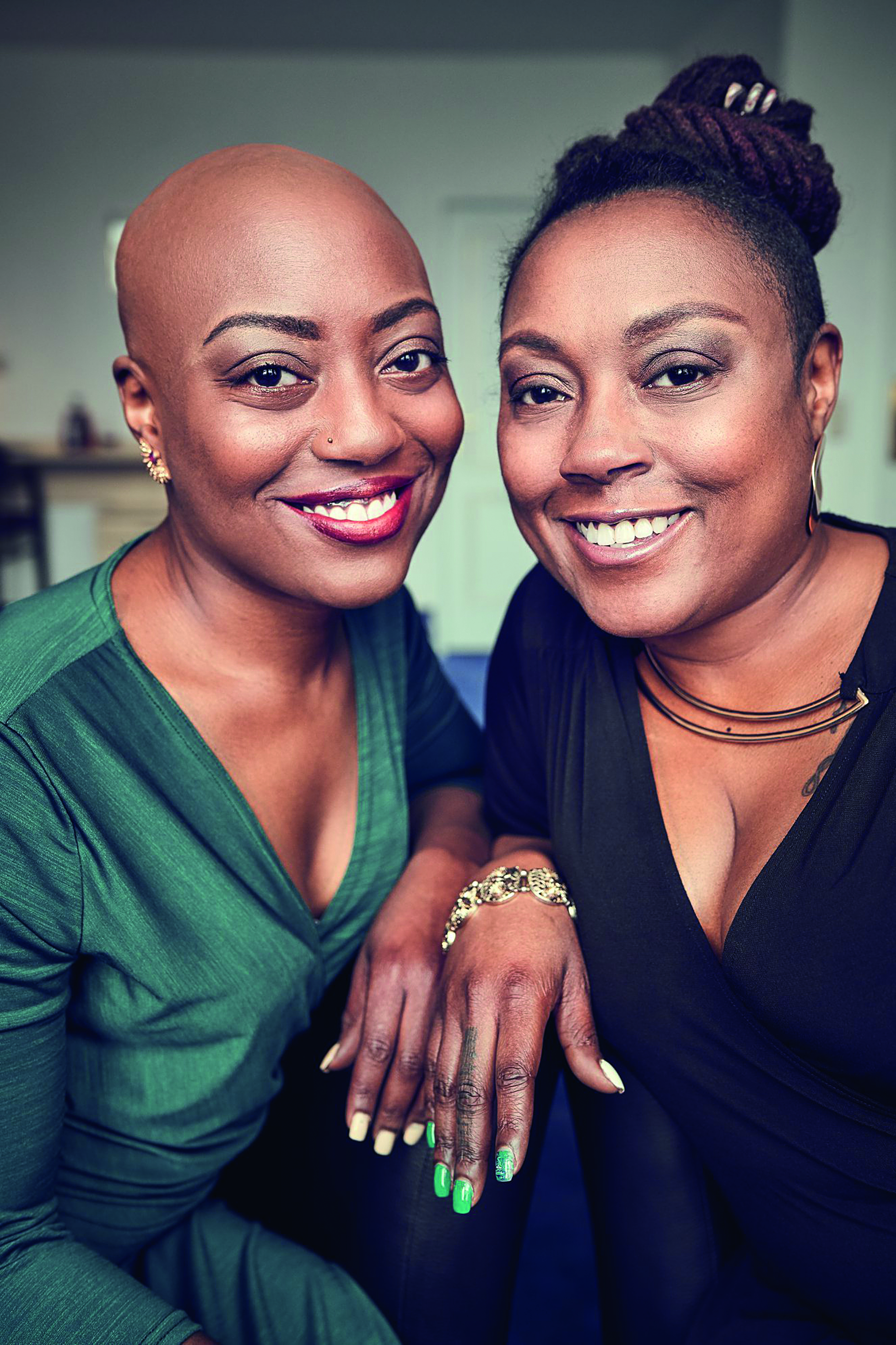 Die beiden attraktiven Soul-Diven Noreda und Donniele Graves wollen zum Auftakt des Exefestes für musikalische Power sorgen. Foto: salvatore tablone