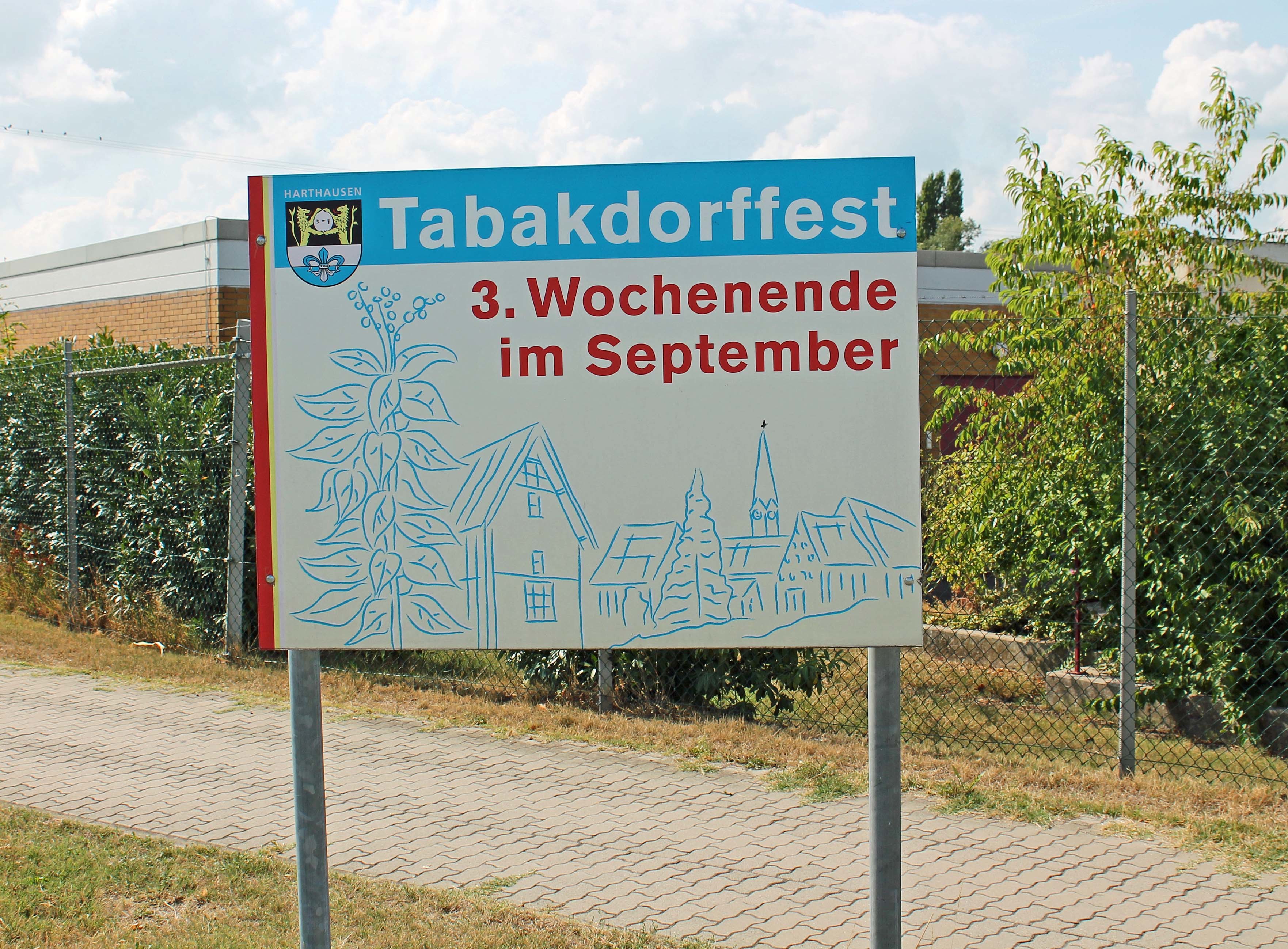 Die Tabakernte und die langjährige Tradition sind für die Harthausener Anlass genug vom 14. bis 16. September das 38. Tabakdorffest zu feiern.