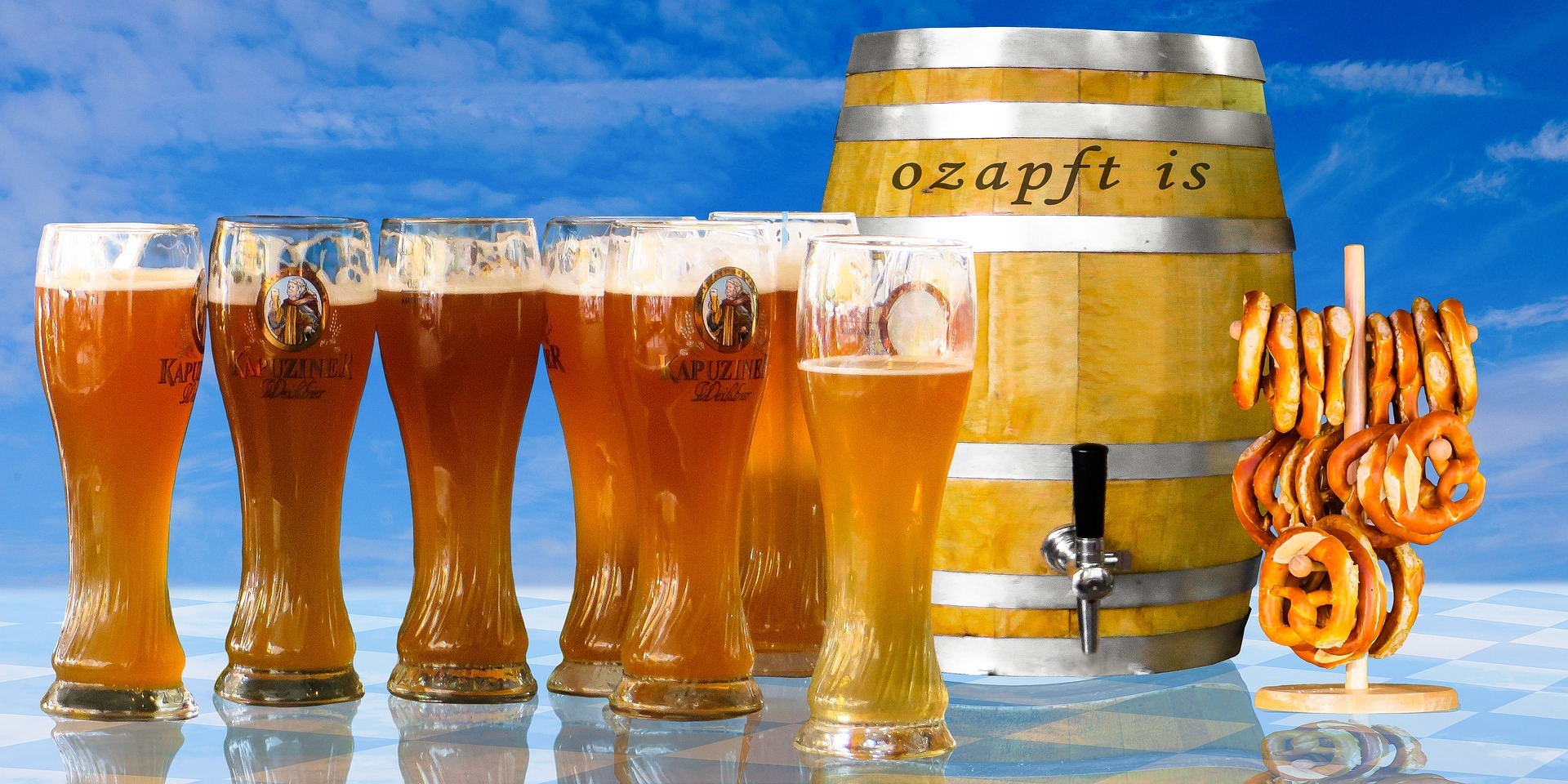 „O’zapft is“ – zum 1. Römerberger Oktoberfest der Pälzer Scholleklobber.
