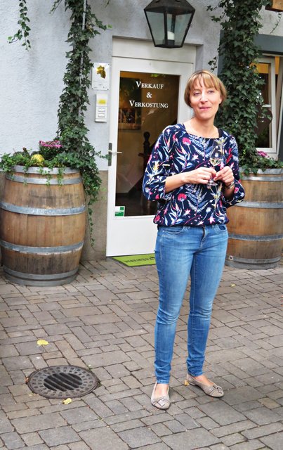 Frau Merkel erklärt ihre Sektsorten | Foto: Brigitte Melder