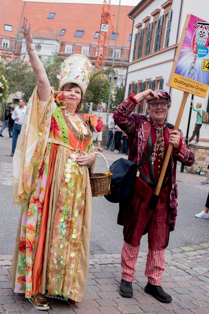 "Ich hab Dürkheimer Wurstmarkt": So lautet das Motto des diesjährigen Dubbeglasordens.  | Foto: Anne Sahler