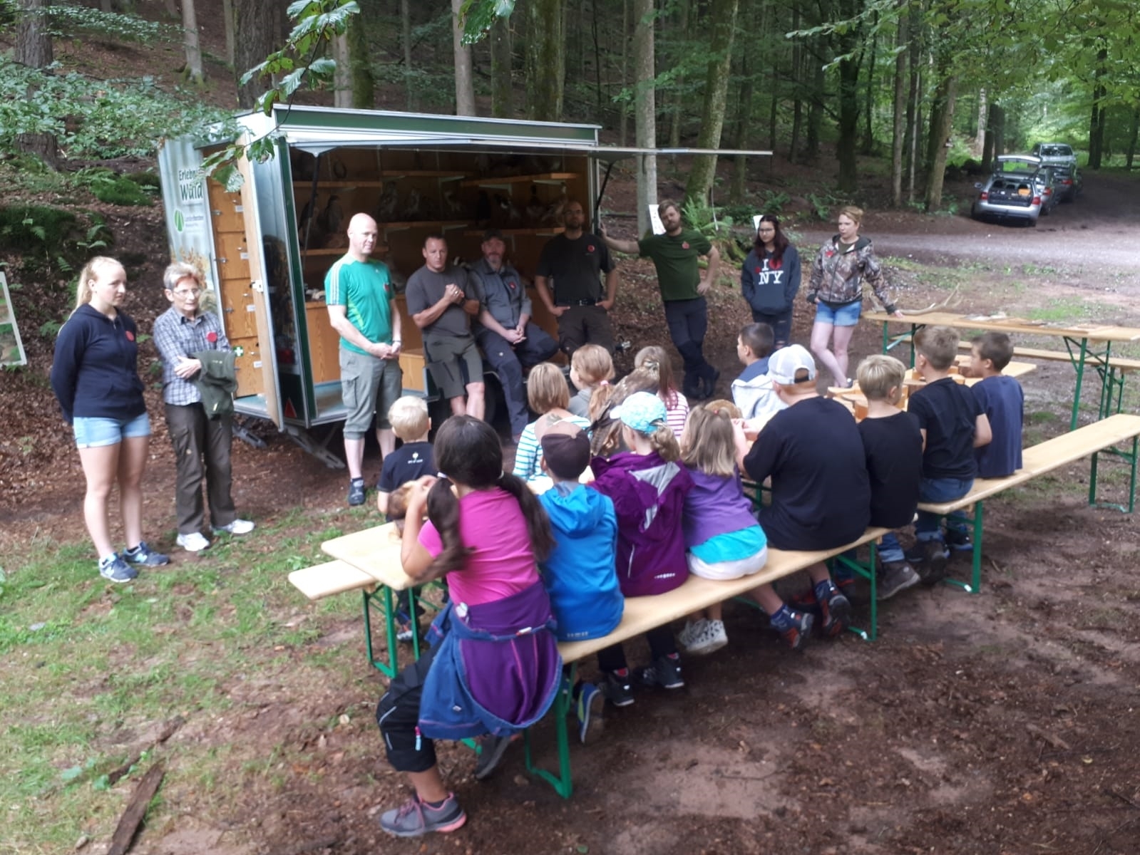 Fünfzehn Kinder im Grundschulalter nahmen am Naturerlebnistag teil.