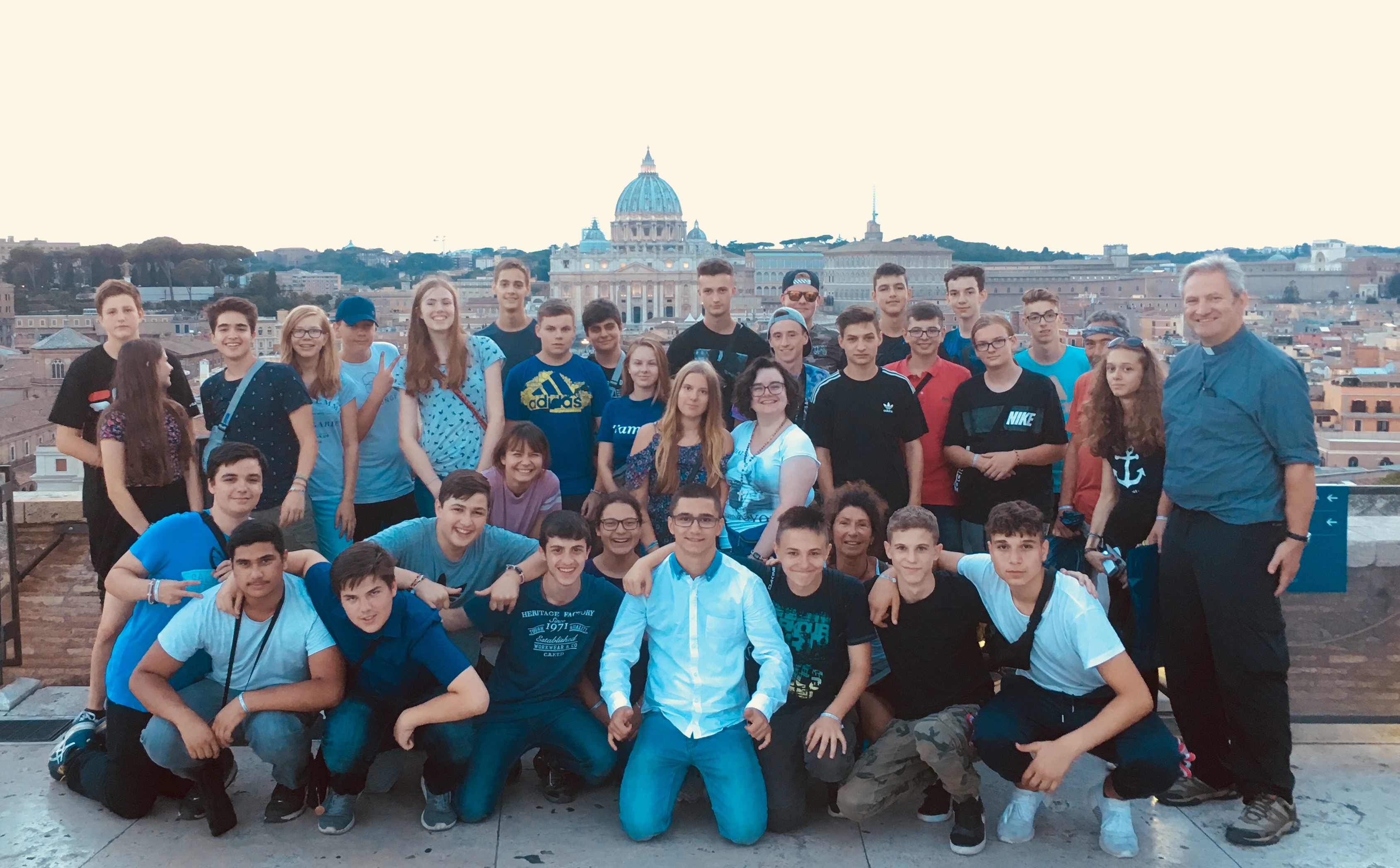 Abschluss- und Studienfahrt nach Italien.