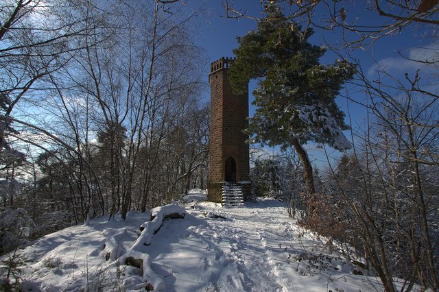 Rehbergturm im Winter
