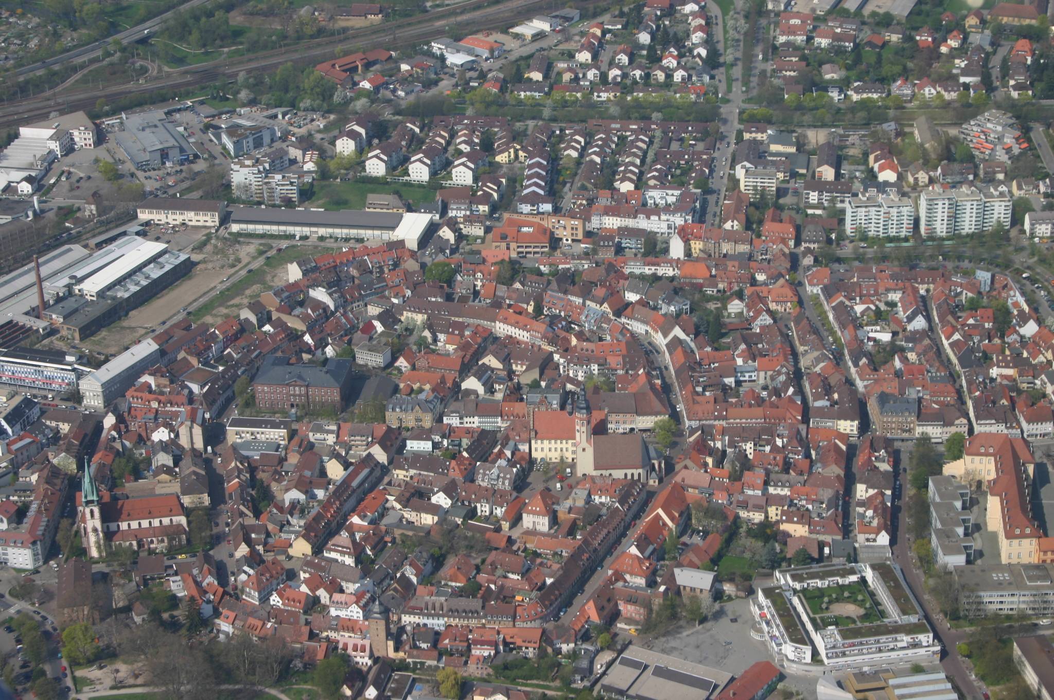 Blick auf Durlach