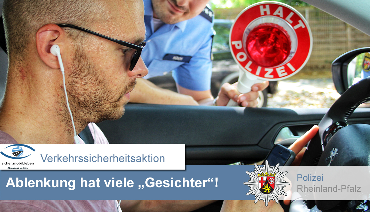 Die Polizei Rheinland-Pfalz beteiligt sich an einer europaweiten Verkehrssicherheitsaktion.