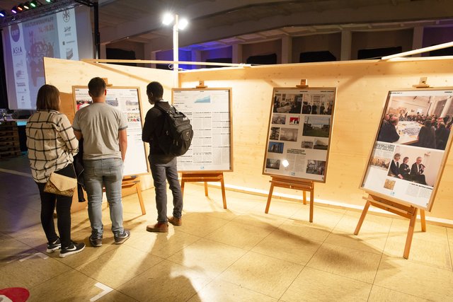 Ausstellung der öffentlichen Diskussion rund um das Pfaffgelände | Foto: Jens Vollmer