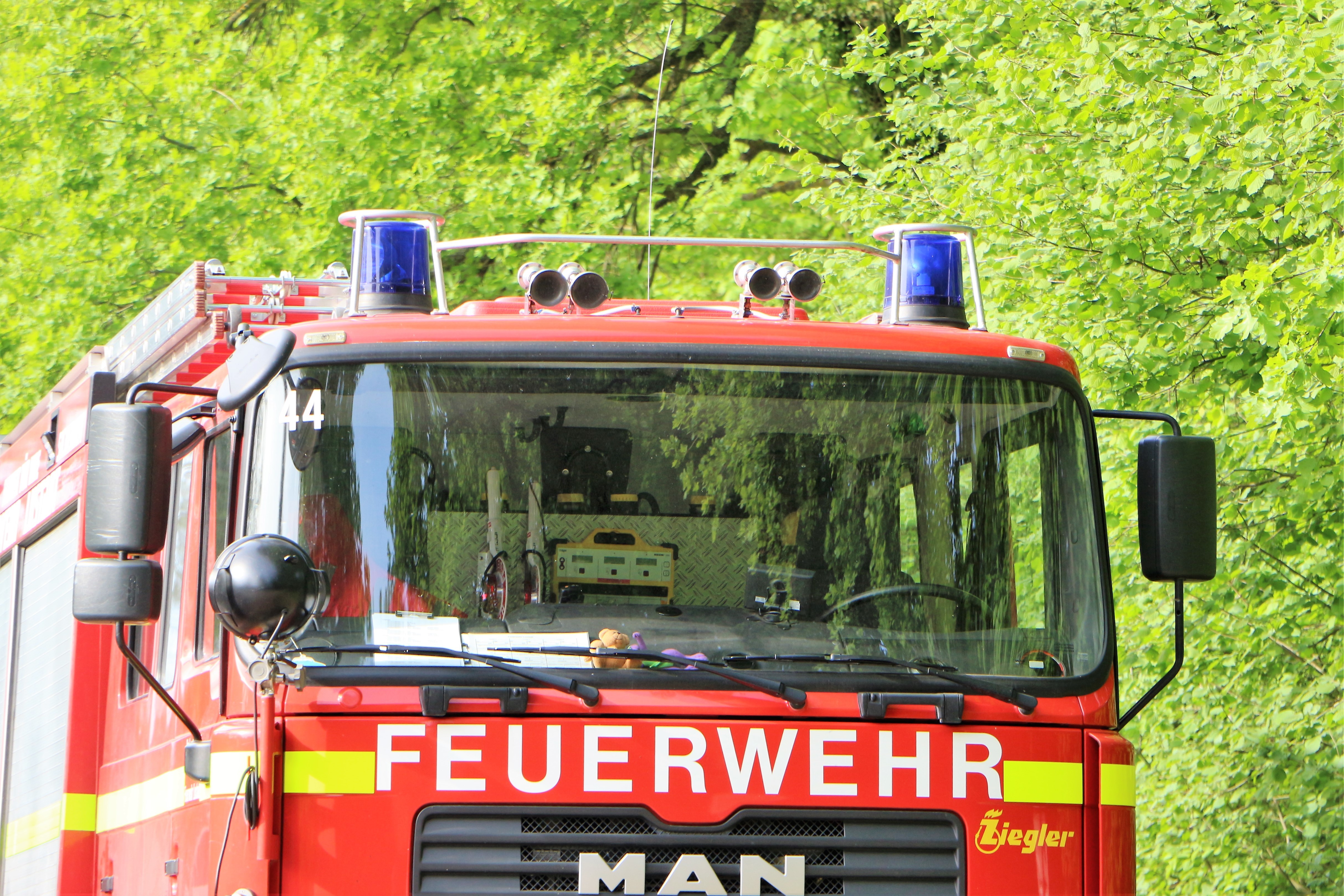 In Bellheim hat heute Nachmittag ein Dachstuhl gebrannt.