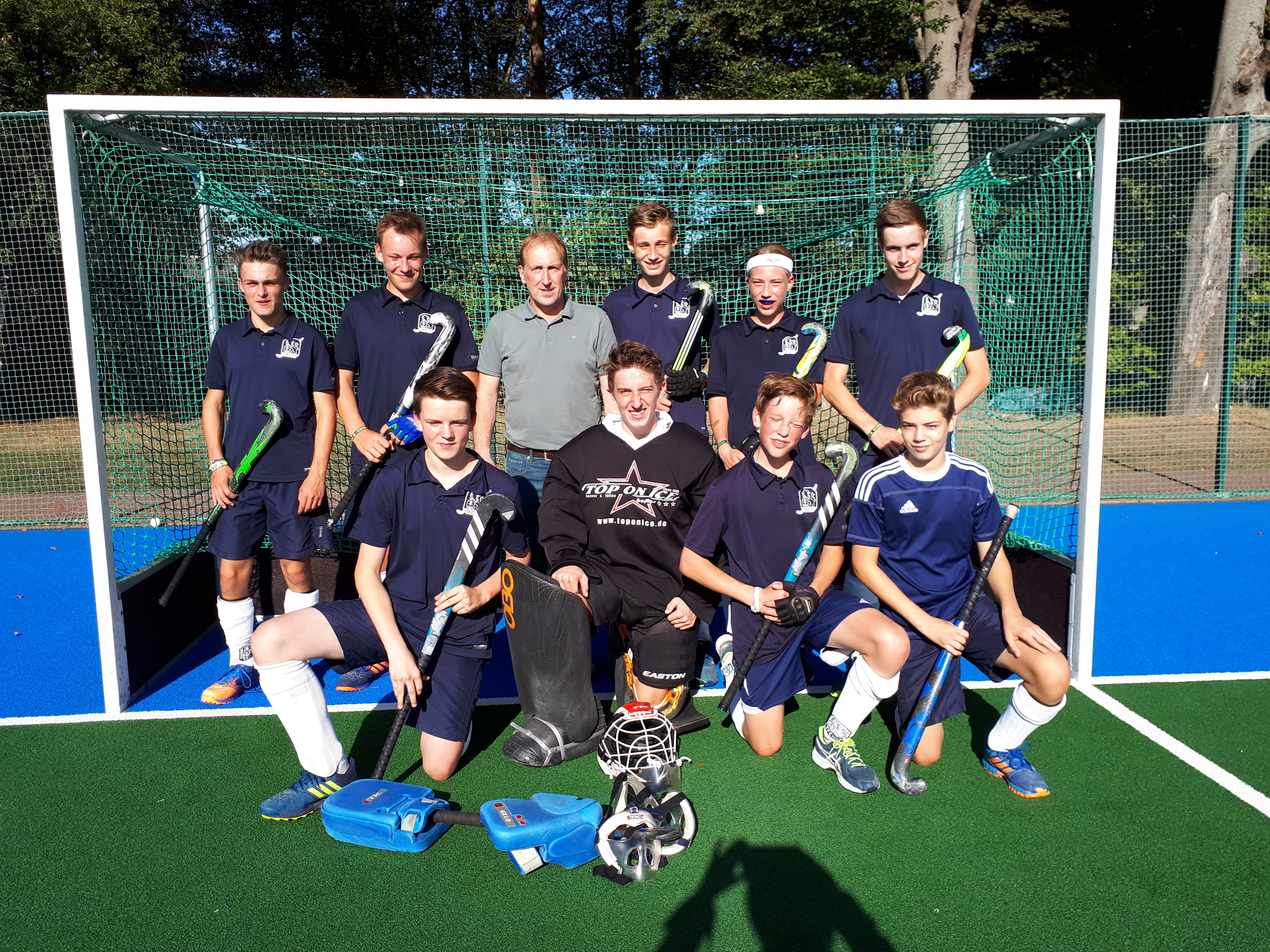 Sieger der Verbandsliga bei der männlichen Jugend B in der Feldhockeysaison 2018: die Jungs vom TFC Ludwigshafen.