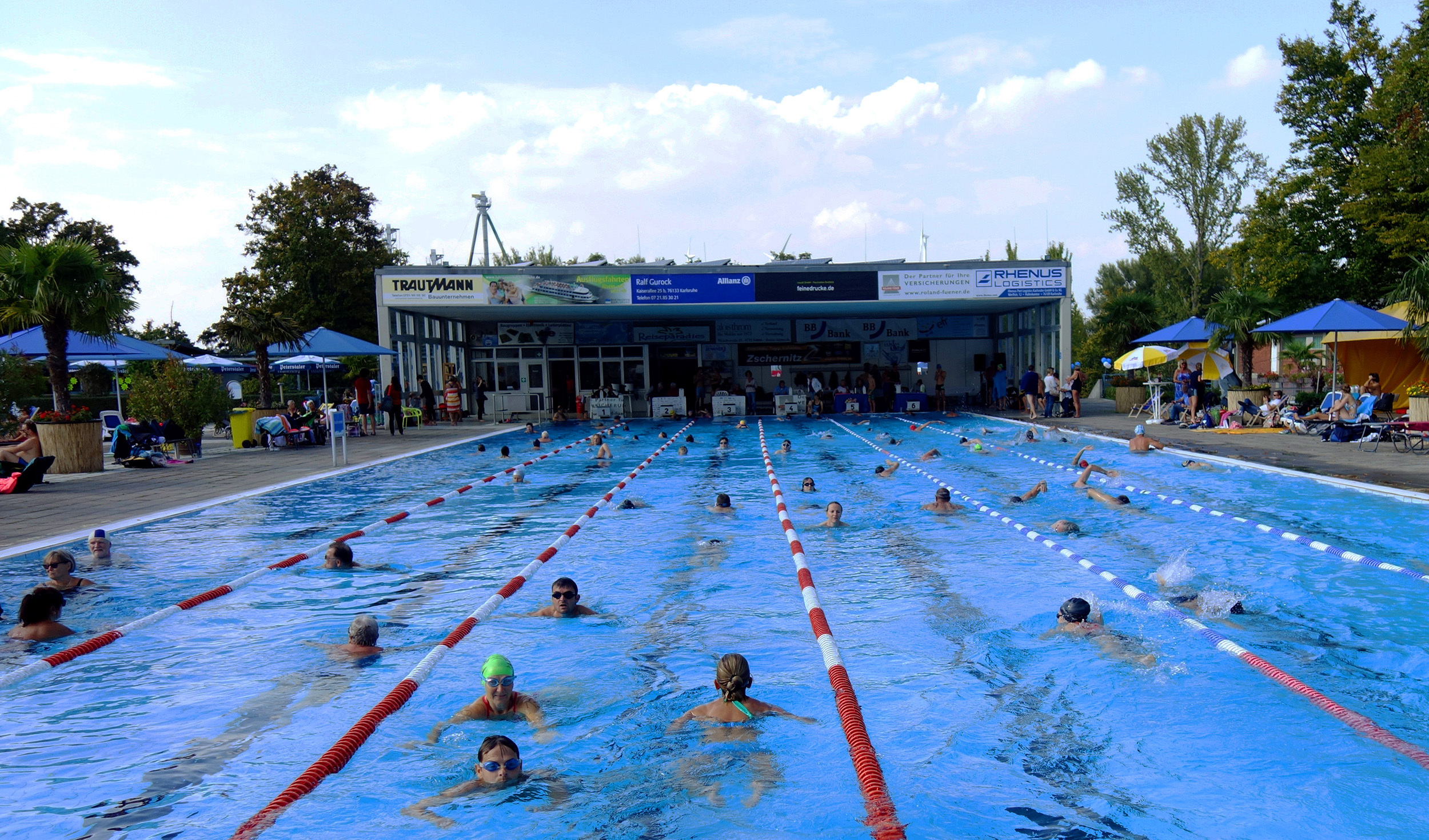 Unterwegs für die gute Sache im Sonnenbad Karlsruhe