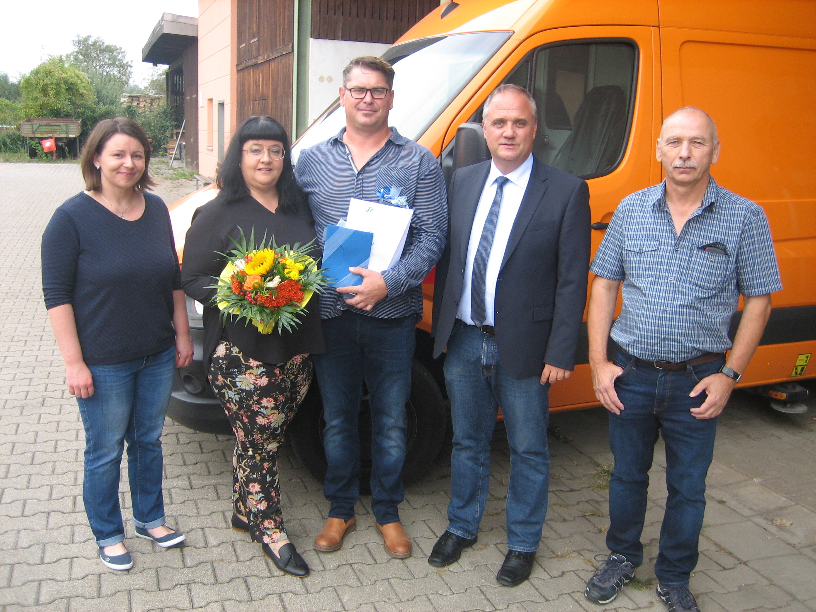 Volker Hunder (Bildmitte)