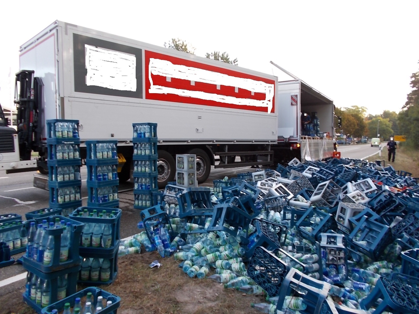 Unfallort in Haßloch (Foto: Polizei)