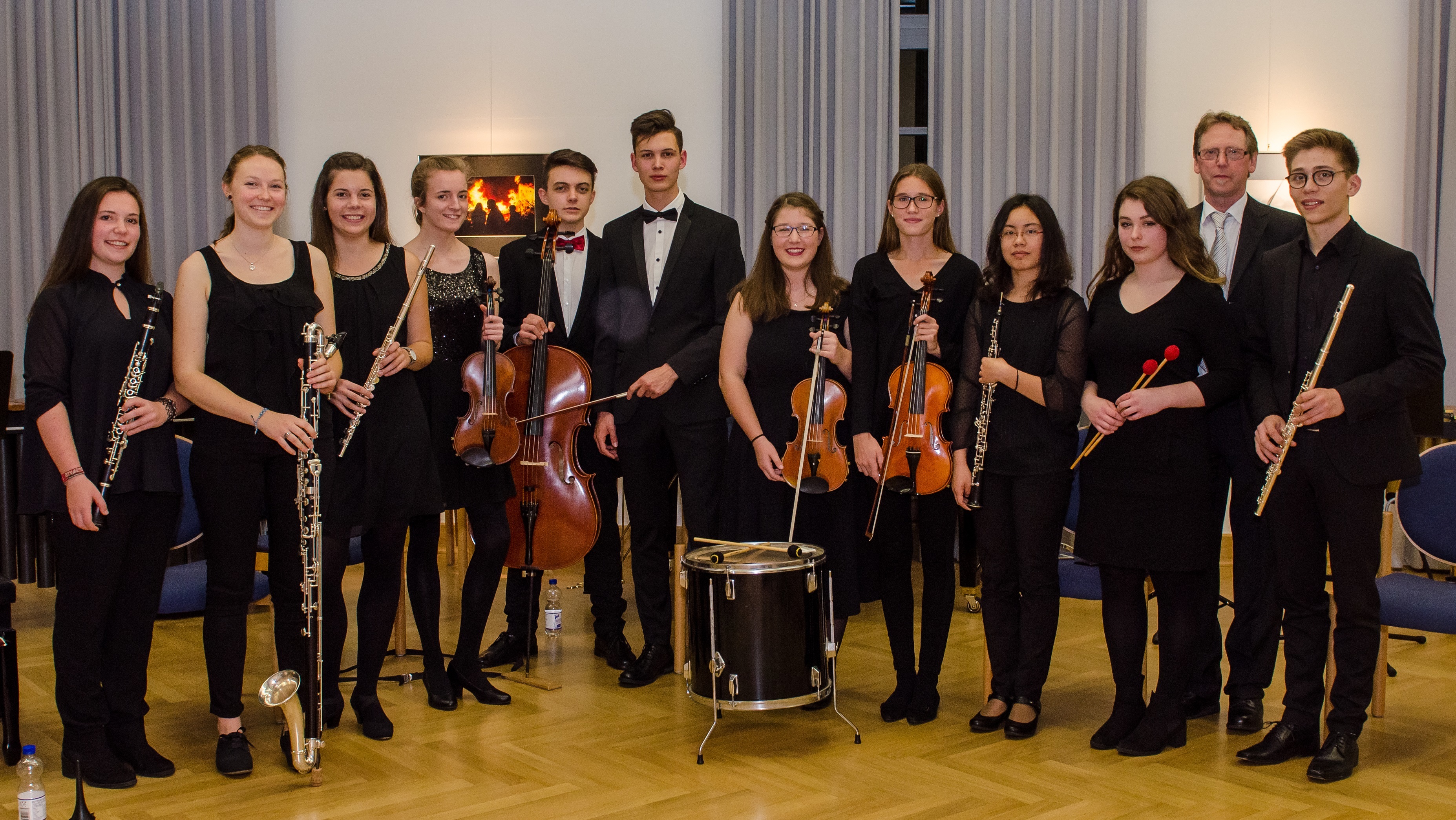 Die jungen Musiker des „JENM“ Foto: PS