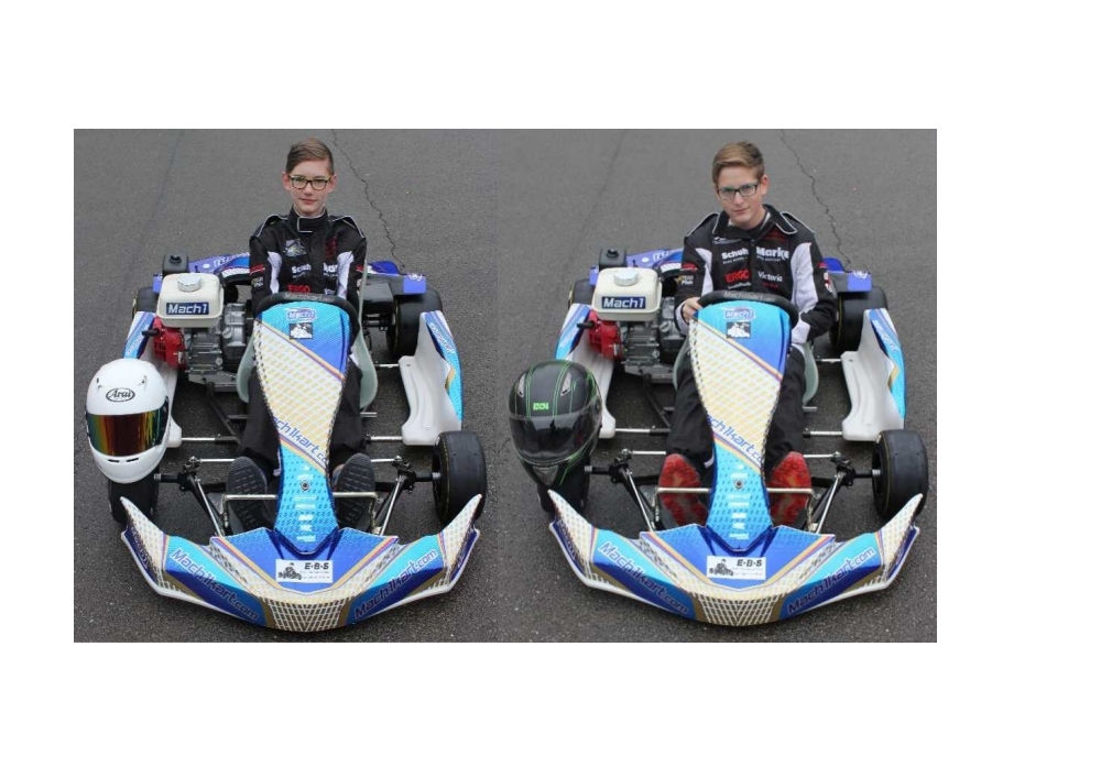 Nils Hammer und Steven Müller (rechts) gehören zu den besten 25 Fahrern ihrer Altersklasse.