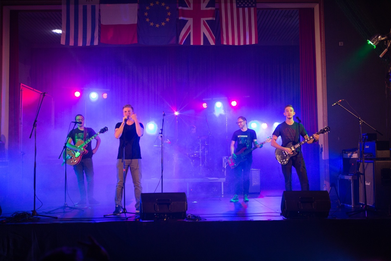 Die Band „Overdrive“ ist eine Formation aus dem Abiturjahrgang 2017 Foto: Andreas Schieler / ps