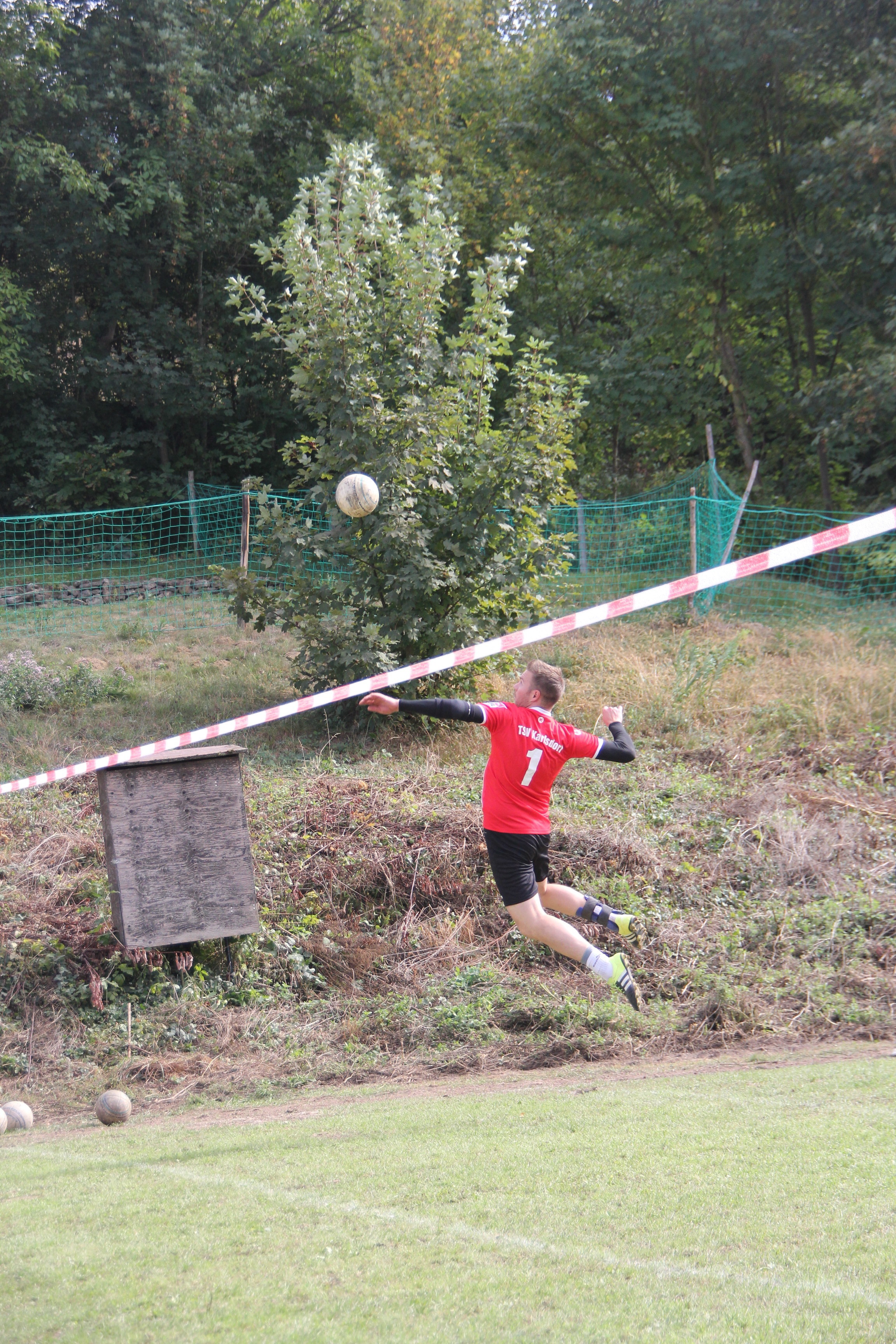 Faustball hat Tradition in Obergrombach.
