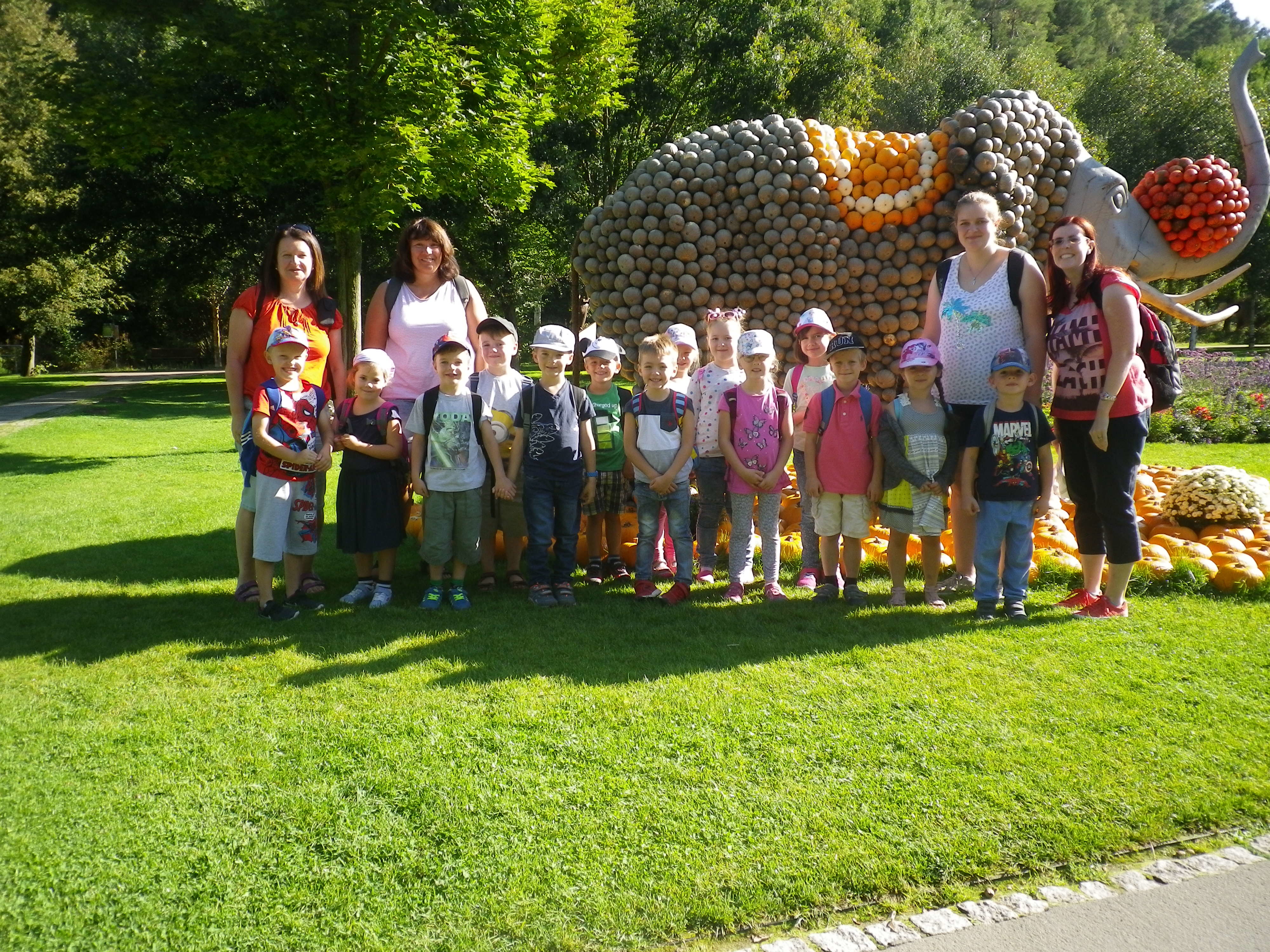 Die Vorschulkinder der KiTa St. Elisabeth in der Gartenschau