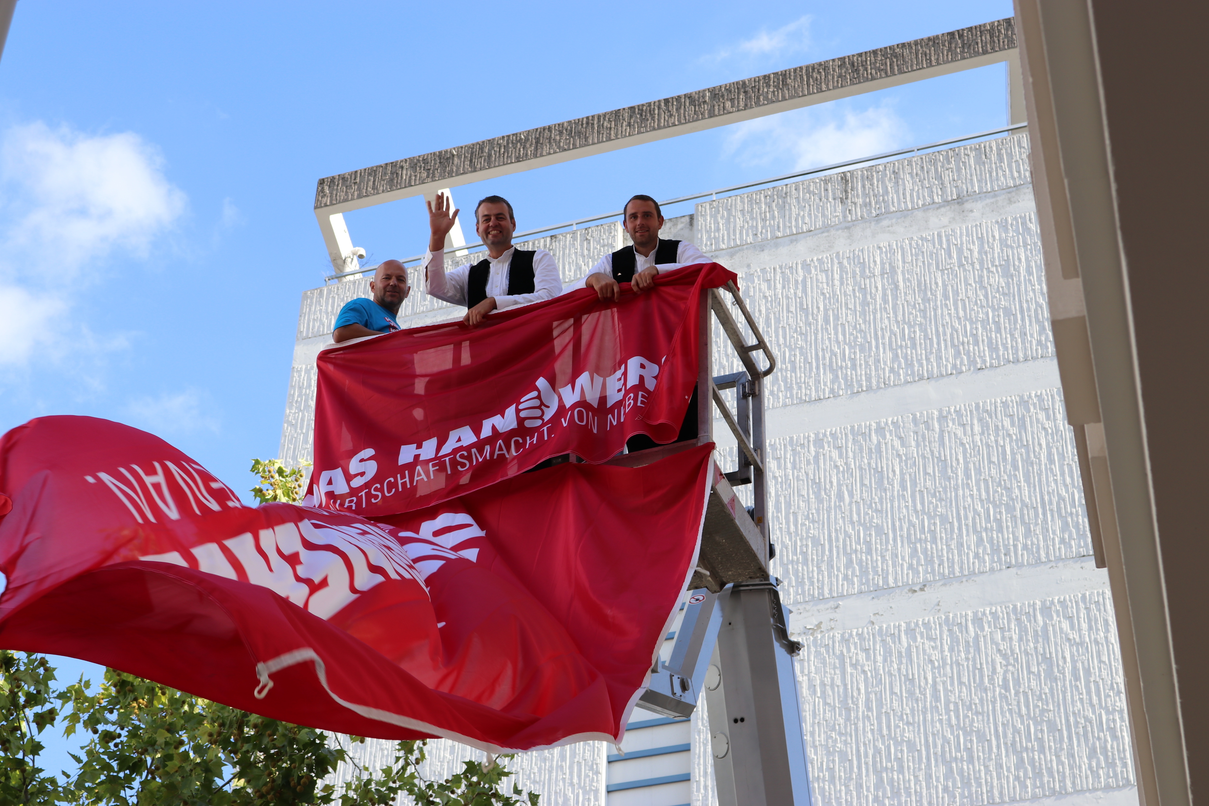 Hubwagen der Dachdecker-Innung der Westpfalz.