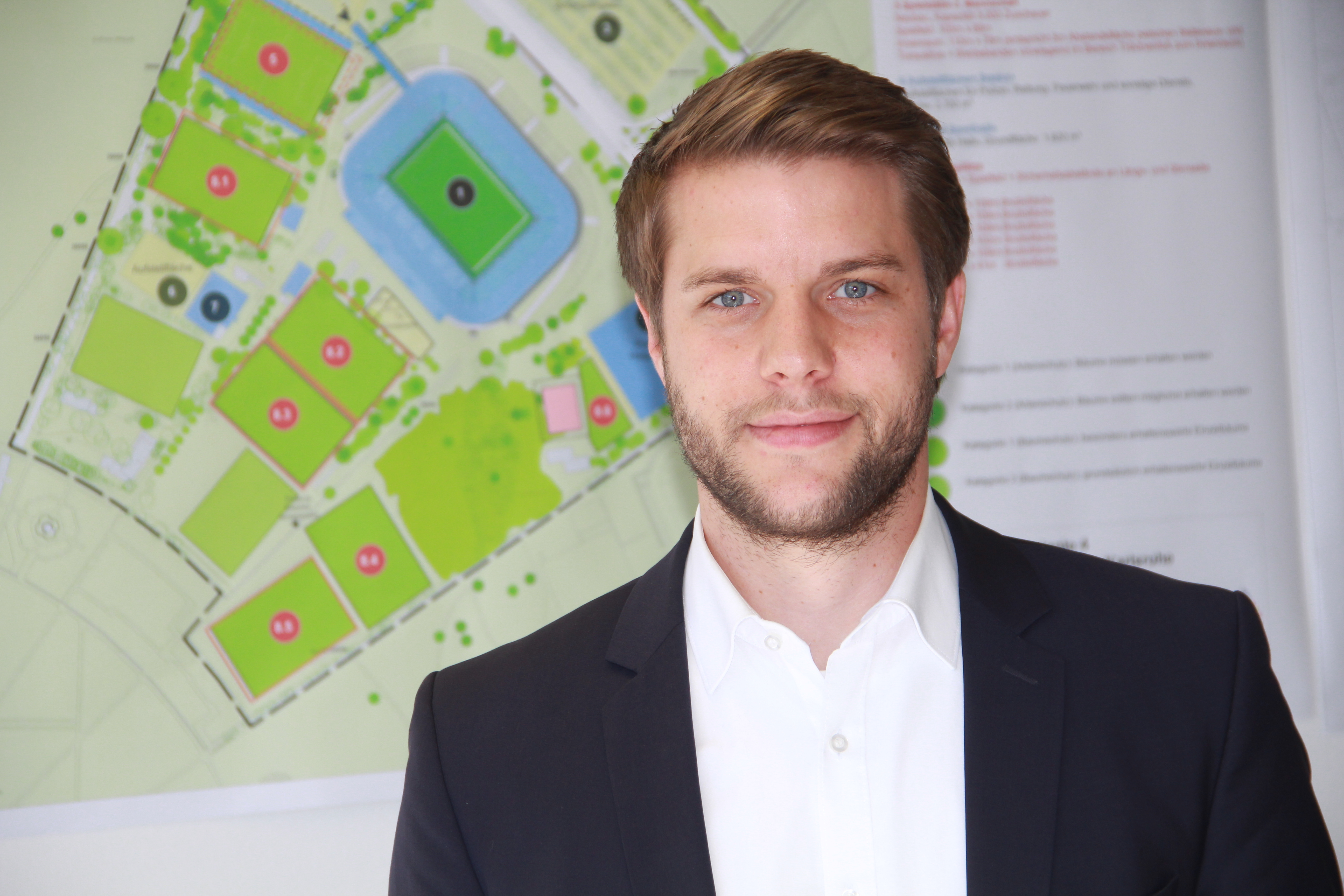 Projektkoordinator Stadionneubau Fabian Herrmann