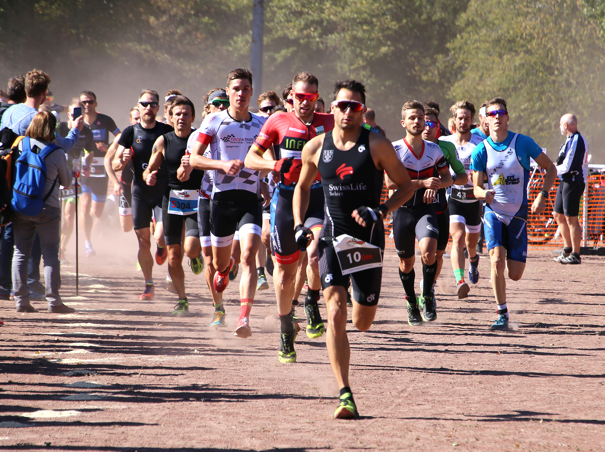 Der Östringer Stadtwald war am Wochenende Schauplatz der deutschen Meisterschaften im Crossduathlon.