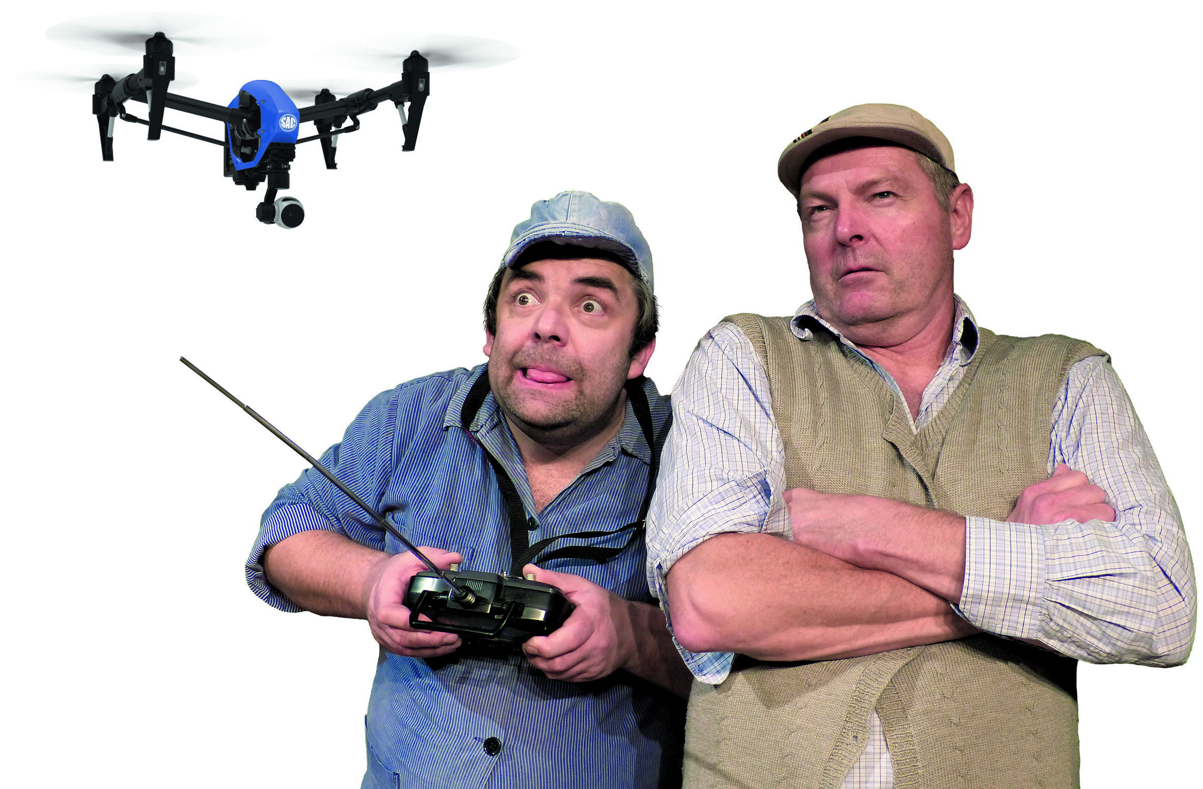 Kult-Duo aus der Pfalz: Bernhard Weller als Friedel Spitz (rechts) und Götz Valter als Eugen Stumpf