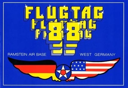 Titelabbildung: Programmheft zum Flugtag Ramstein 1988 Foto: Docu Center Ramstein / ps