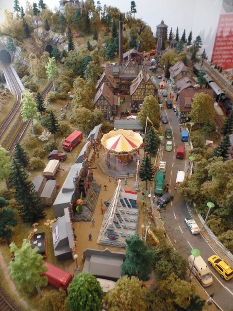 Blick auf die Modellbahn. Foto: PS