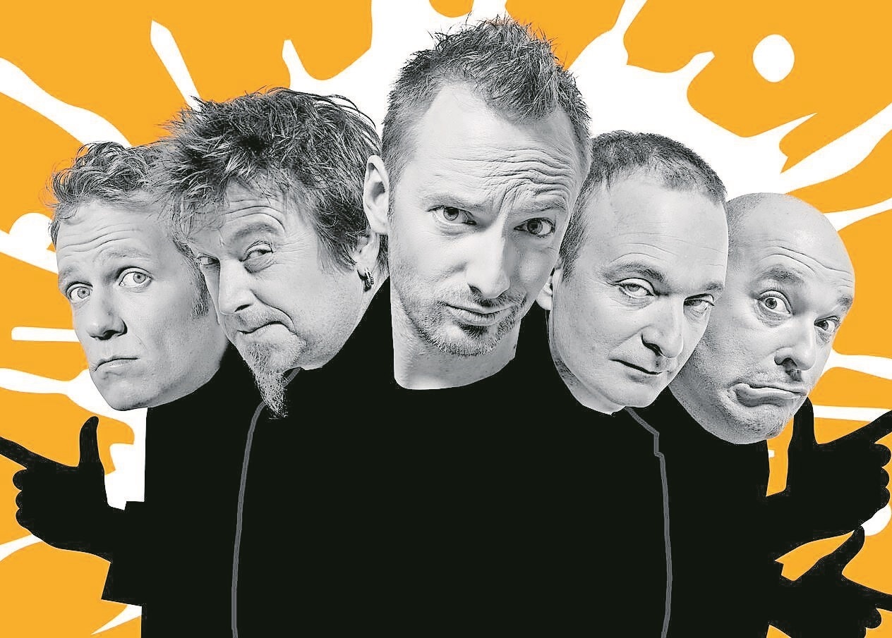 Ihre unverwechselbare Musicomedy in geballter Bühnenpower macht vom ersten Ton an süchtig: Füenf in der Südpfalzhalle in Kapsweyer!