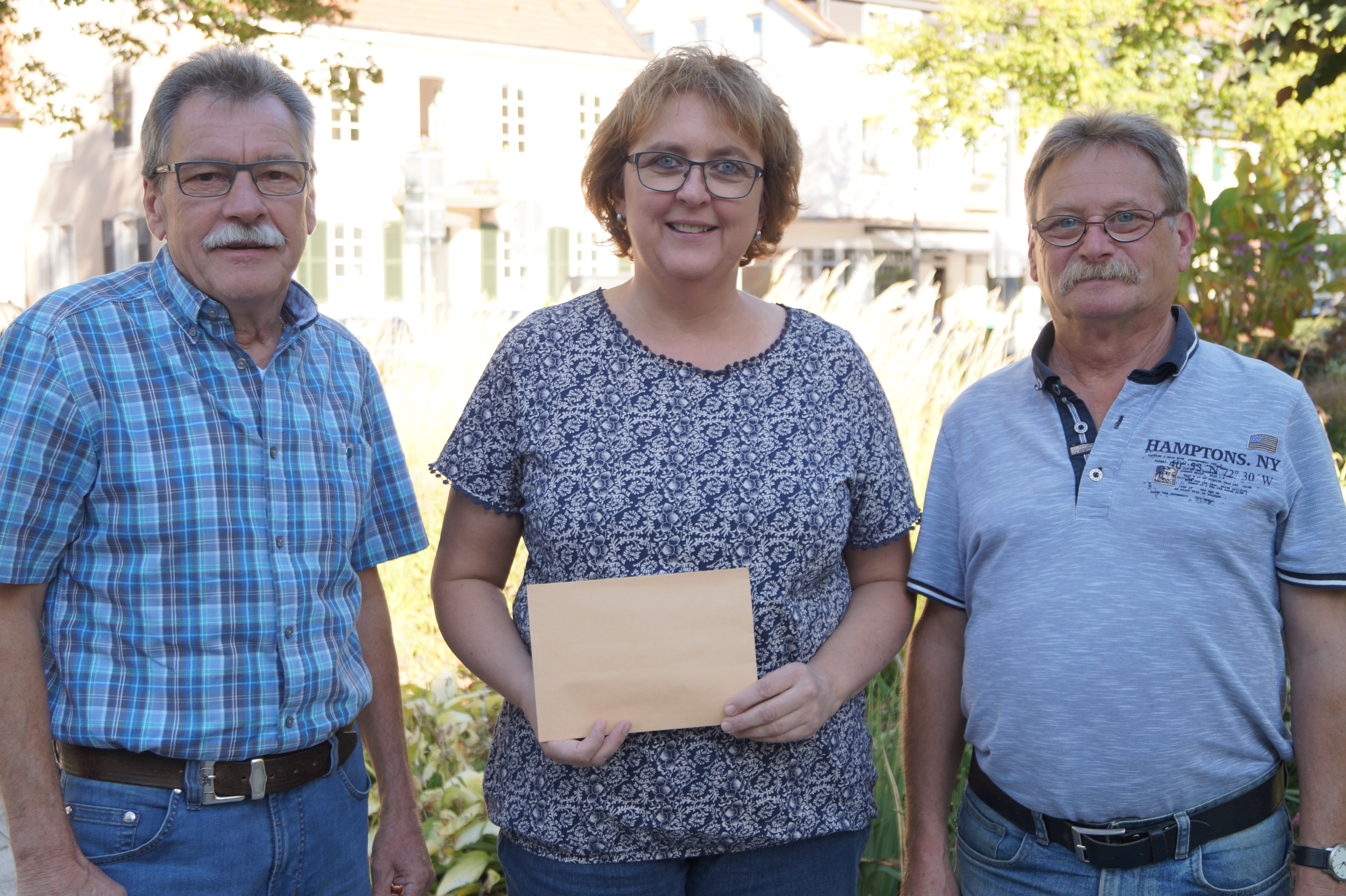 V.l.: Josef Germann, Christel Noll und Walter Schneider