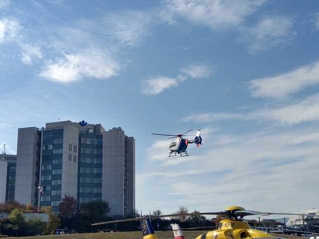 Auch Hubschrauber im An- und Abflug konnten bewundert werden. | Foto: BAS