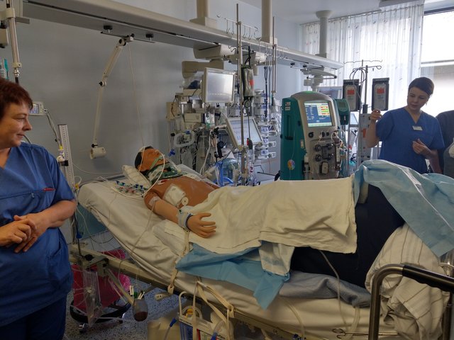 Auch die Intensivstation konnte besichtigt werden. | Foto: BAS