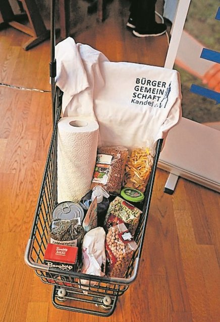 Die Bürgergemeinschaft bietet einen Einkaufsservice mit Unterstützung der Firma Bürger Edeka.
