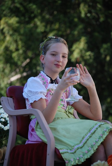 Traubensaftprinzessin Fiona. | Foto: Pacher