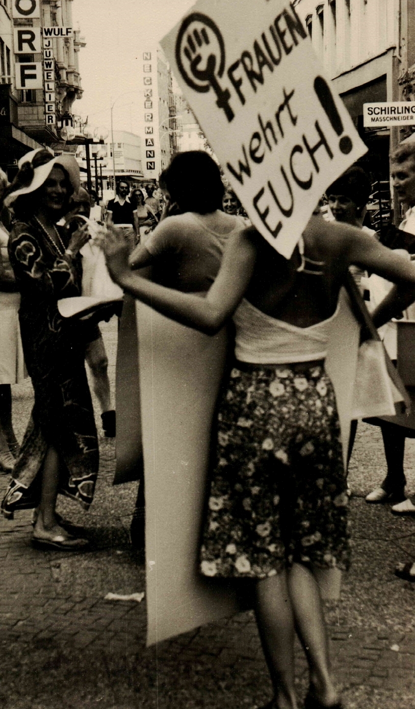 Der lange Weg der Frauenrechte: Aufruf Ende der 1960er Jahre Foto: ps