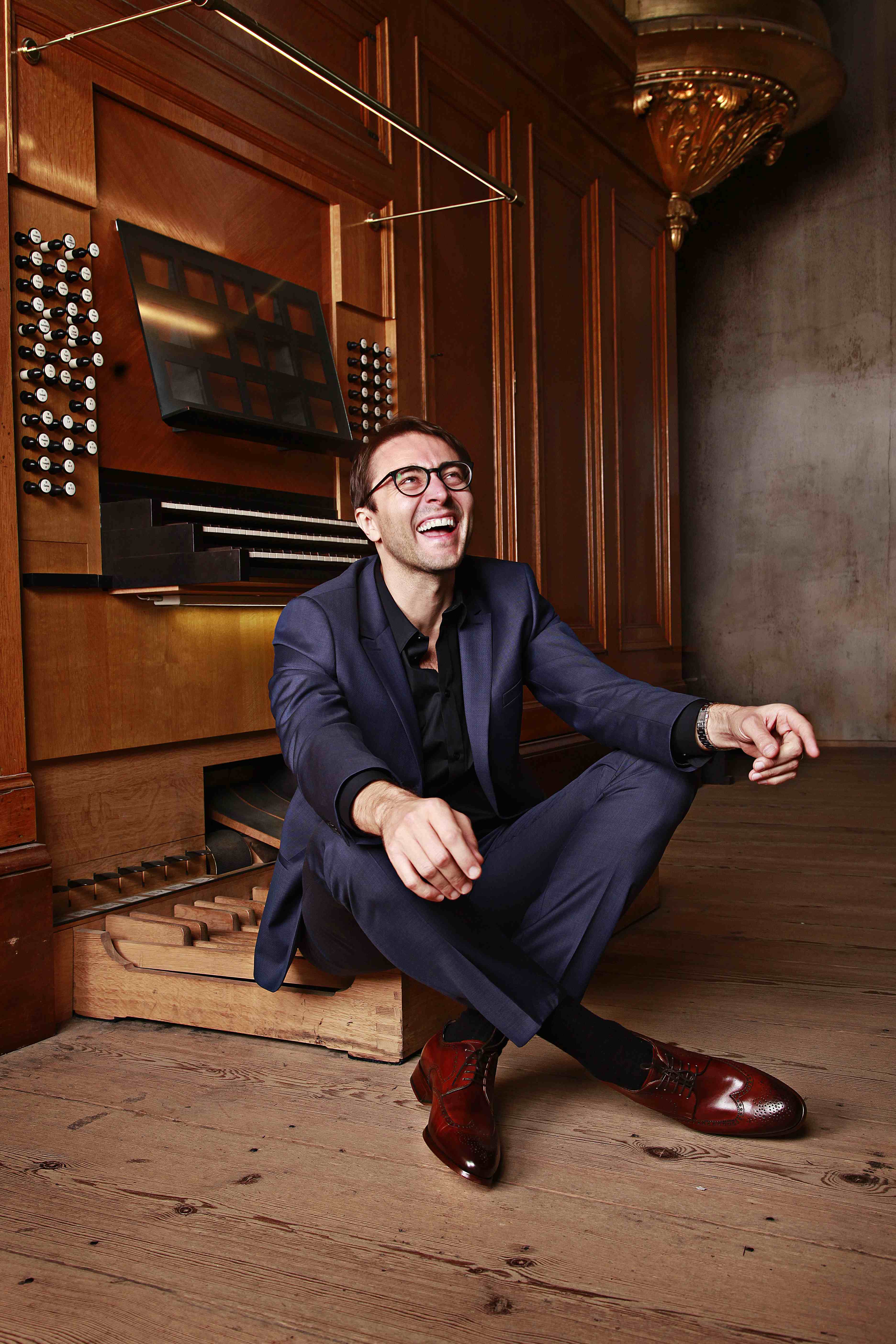 Organist Christian Schmitt Foto: ps