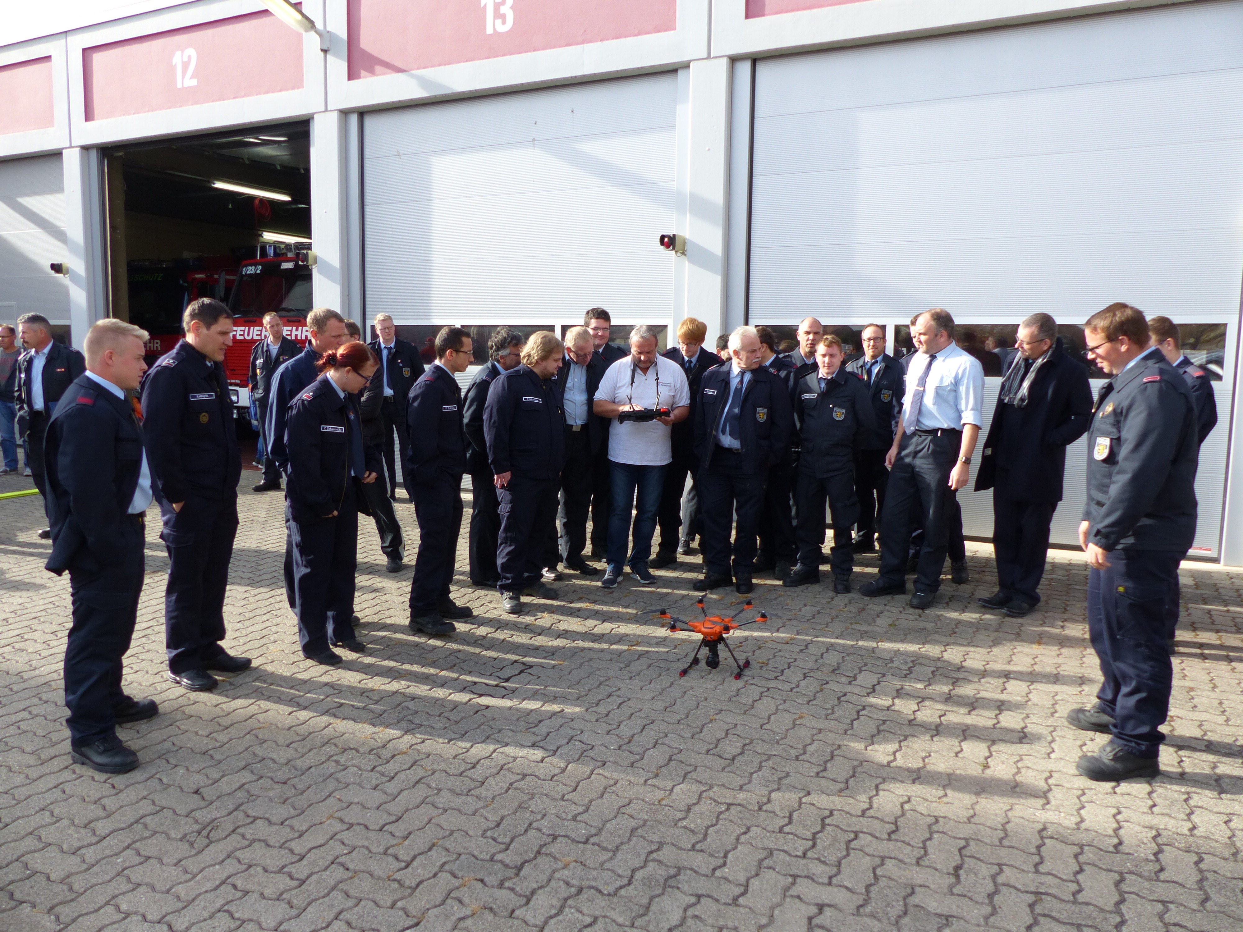 Live Vorführung des Hexacopters