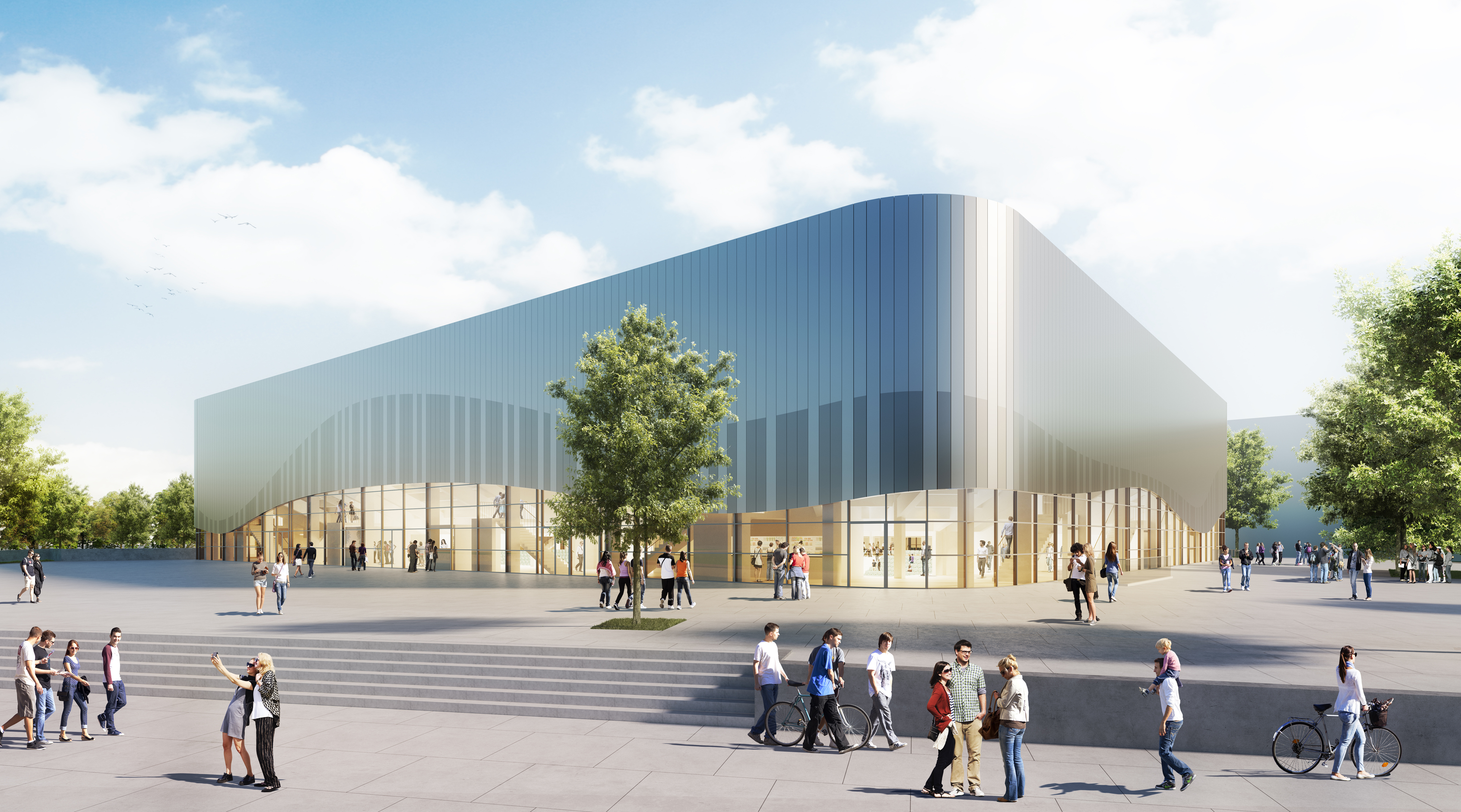 So soll die neue Halle aussehen