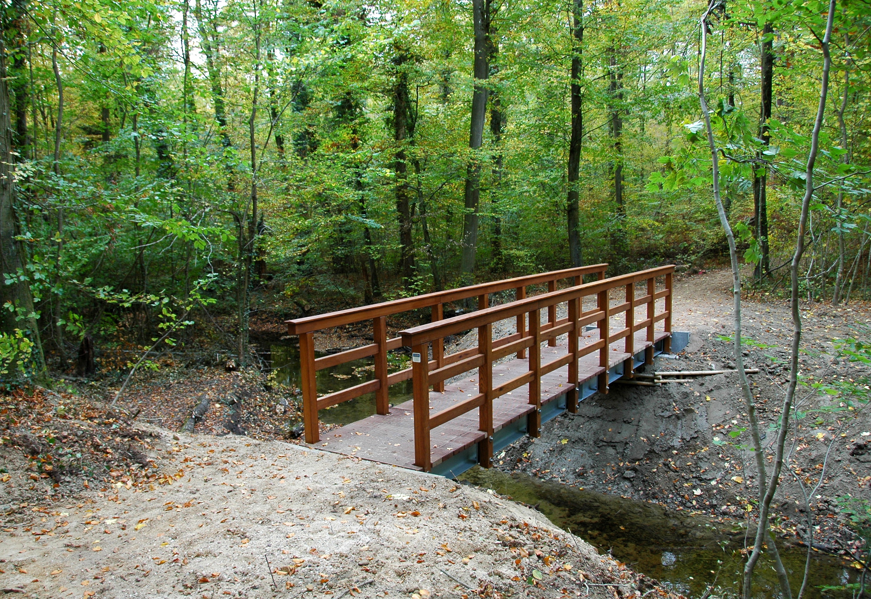Die neue Otterbachbrücke am 26.10.2018