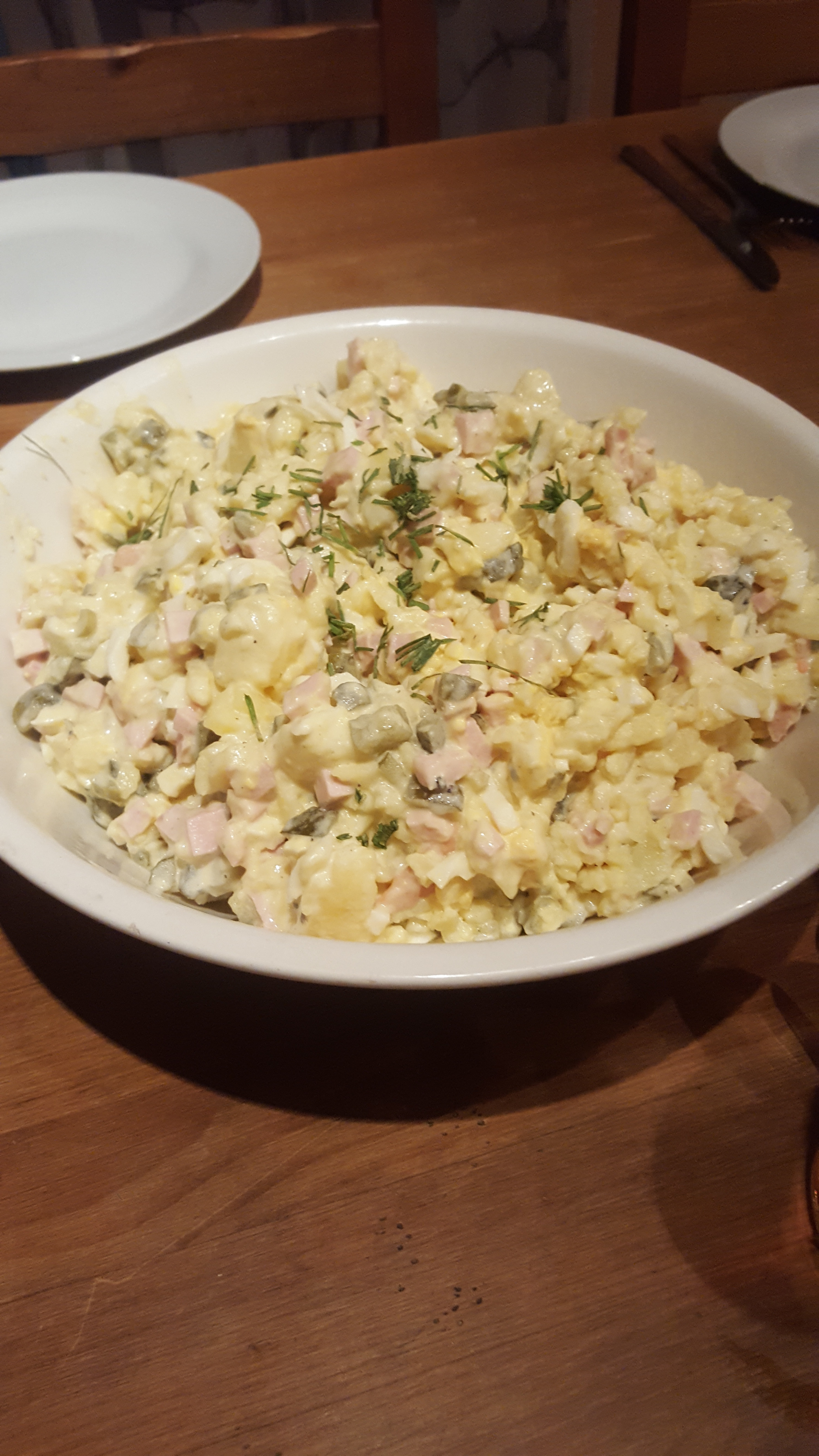 Kartoffelsalat - es ist angerichtet