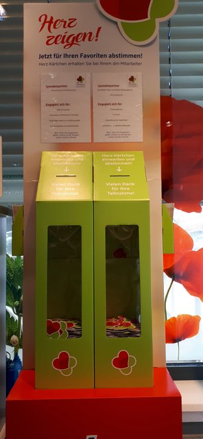 Abstimmen mit Herz: Welche Initiative "vorne" liegt zeigt sich erst beim Auszählen...