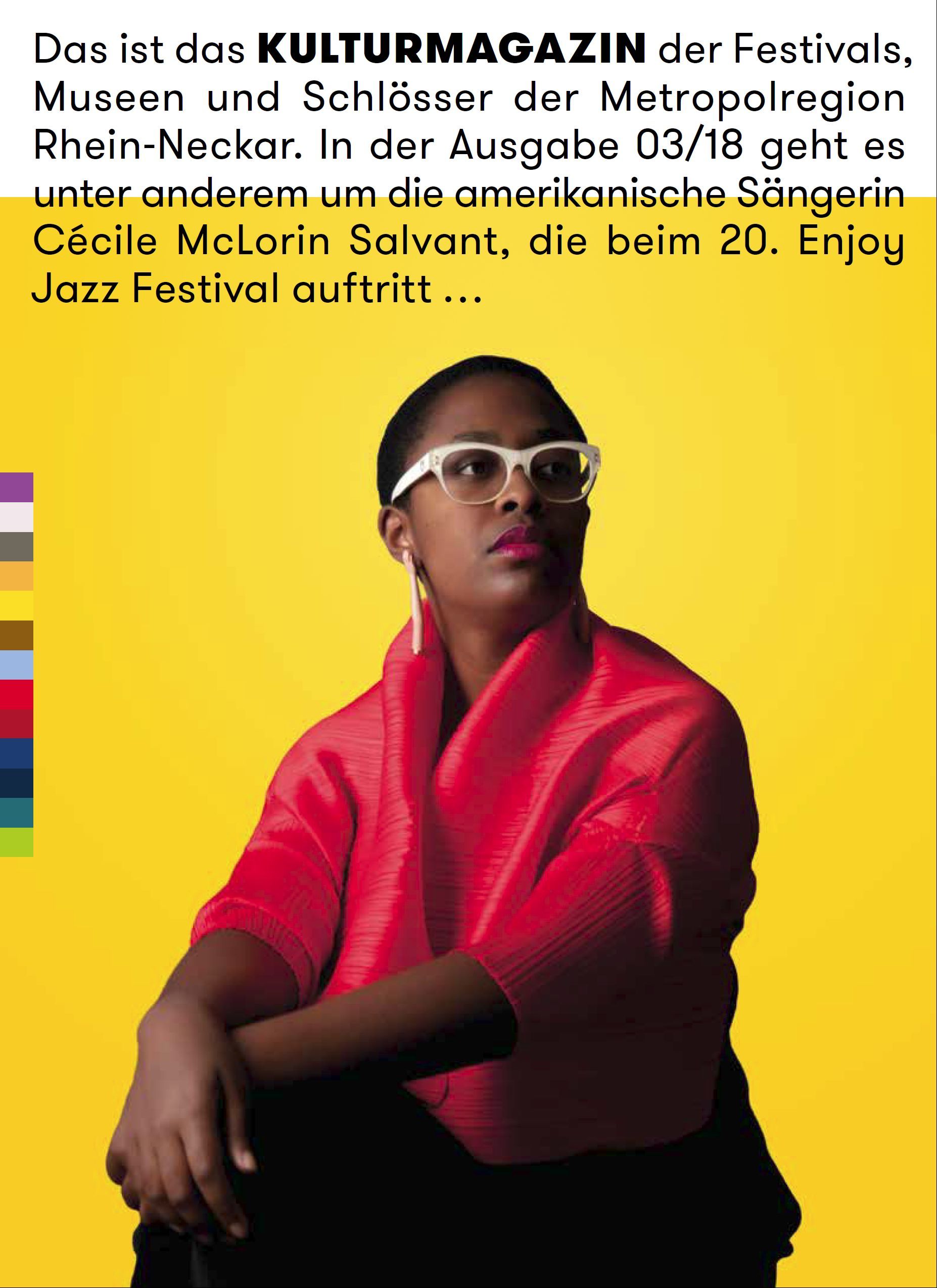 Jetzt kostenlos erhältlich: das neue Kulturmagazin Rhein-Neckar (3/2018).
