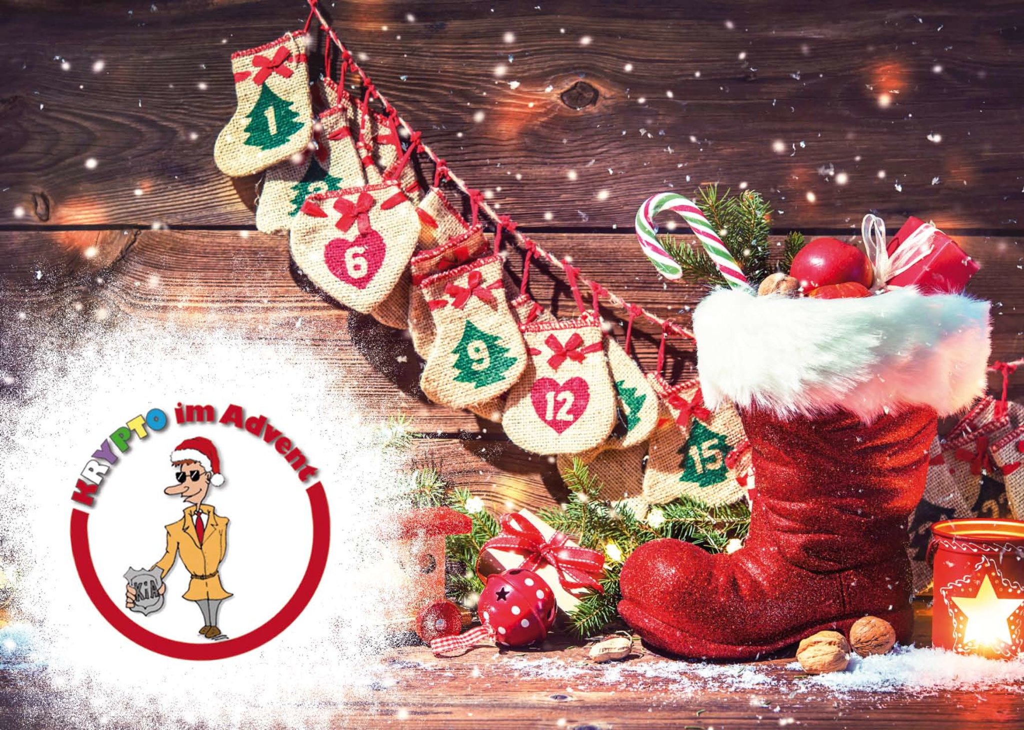 Spannender KryptografieRätselspaß vom 1. bis 24. Dezember Krypto im