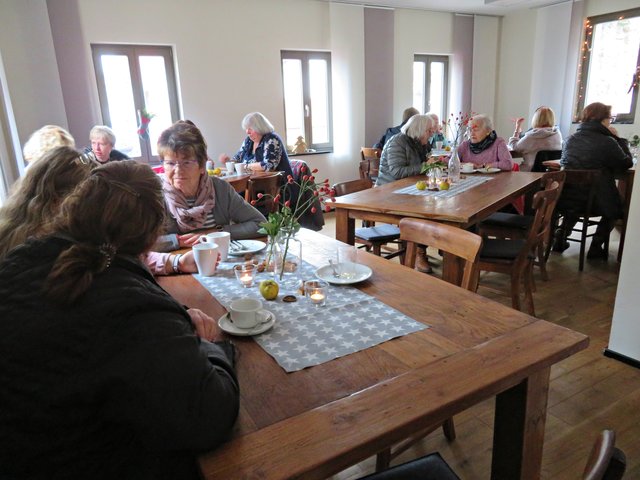 Und zum Abschluss ins Cafe | Foto: Brigitte Melder