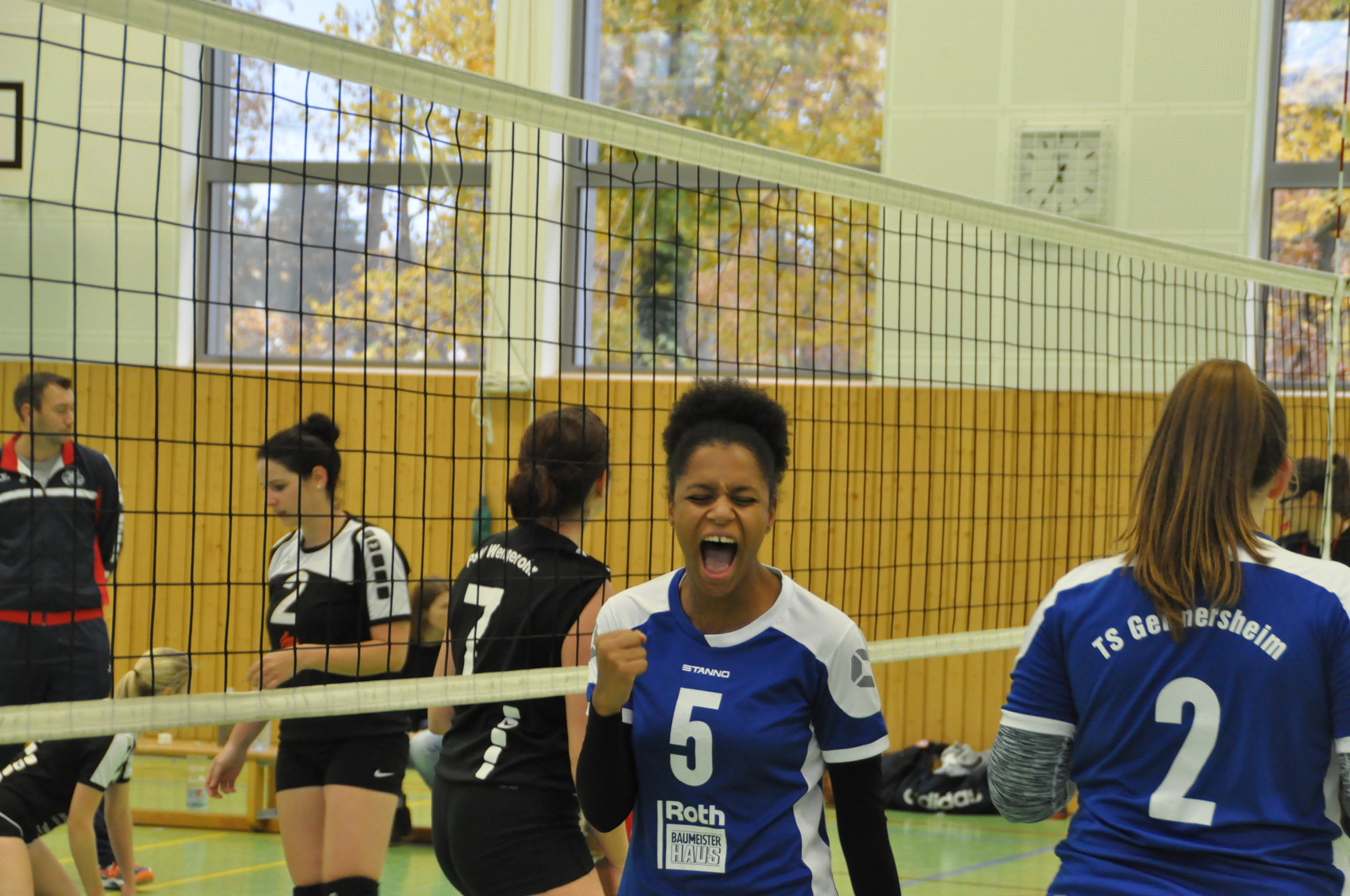 Viktoria Swierkowski jubelt sinnbildlich für das gesamte Team. (Foto: Alexander Zinser)
