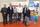 Wirtschaftsförderer und bic-Leiter Dr. Stefan Weiler, Sebastian Lelle und Dr. Martin Memmel von Baukobox, fleXstructures-Geschäftsführer Oliver Hermanns, Oberbürgermeister Dr. Klaus Weichel und 1,2,3,GO-Projektleiterin Maria Beck  | Foto: Jens Vollmer