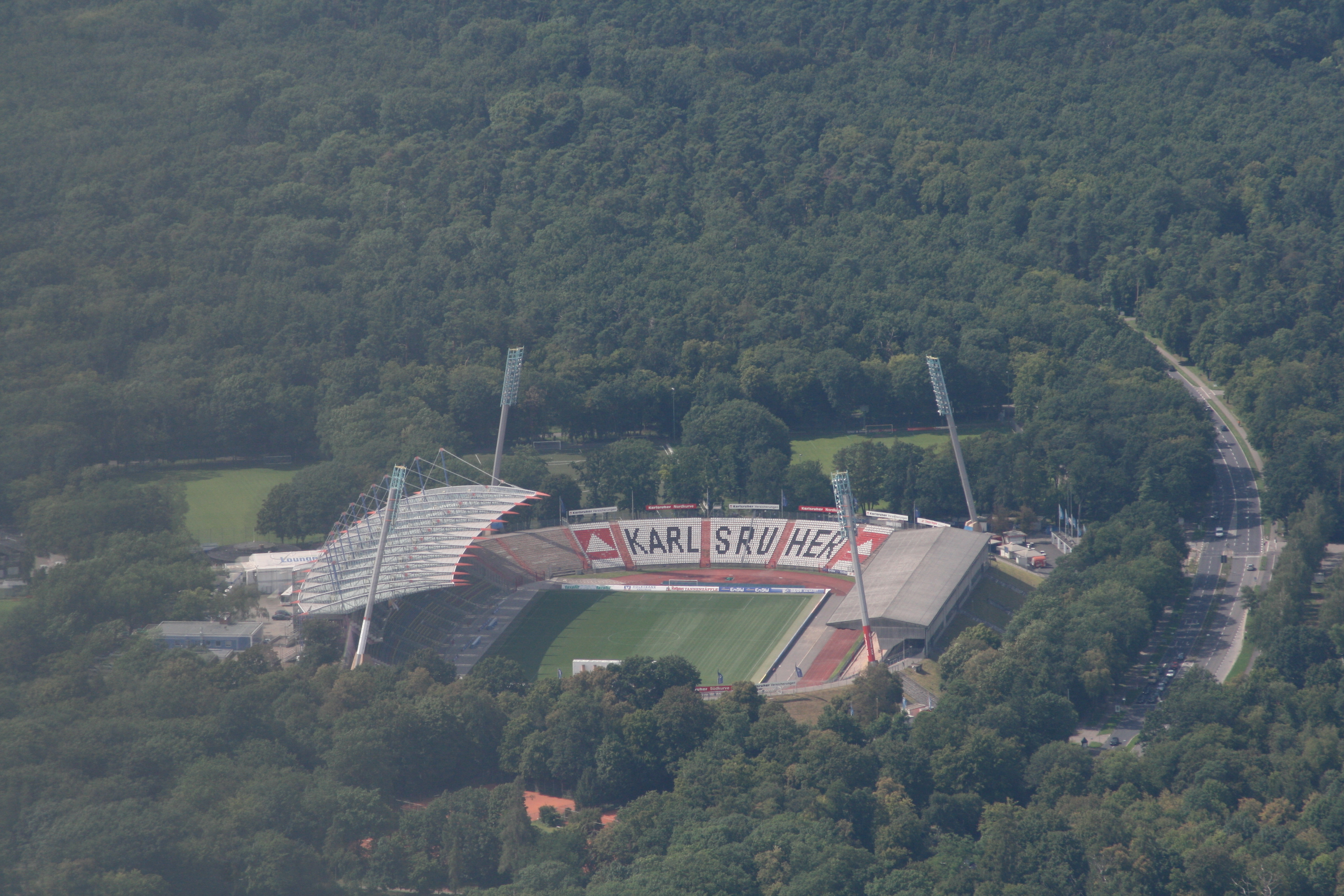So sah es einmal aus, das Wildparkstadion