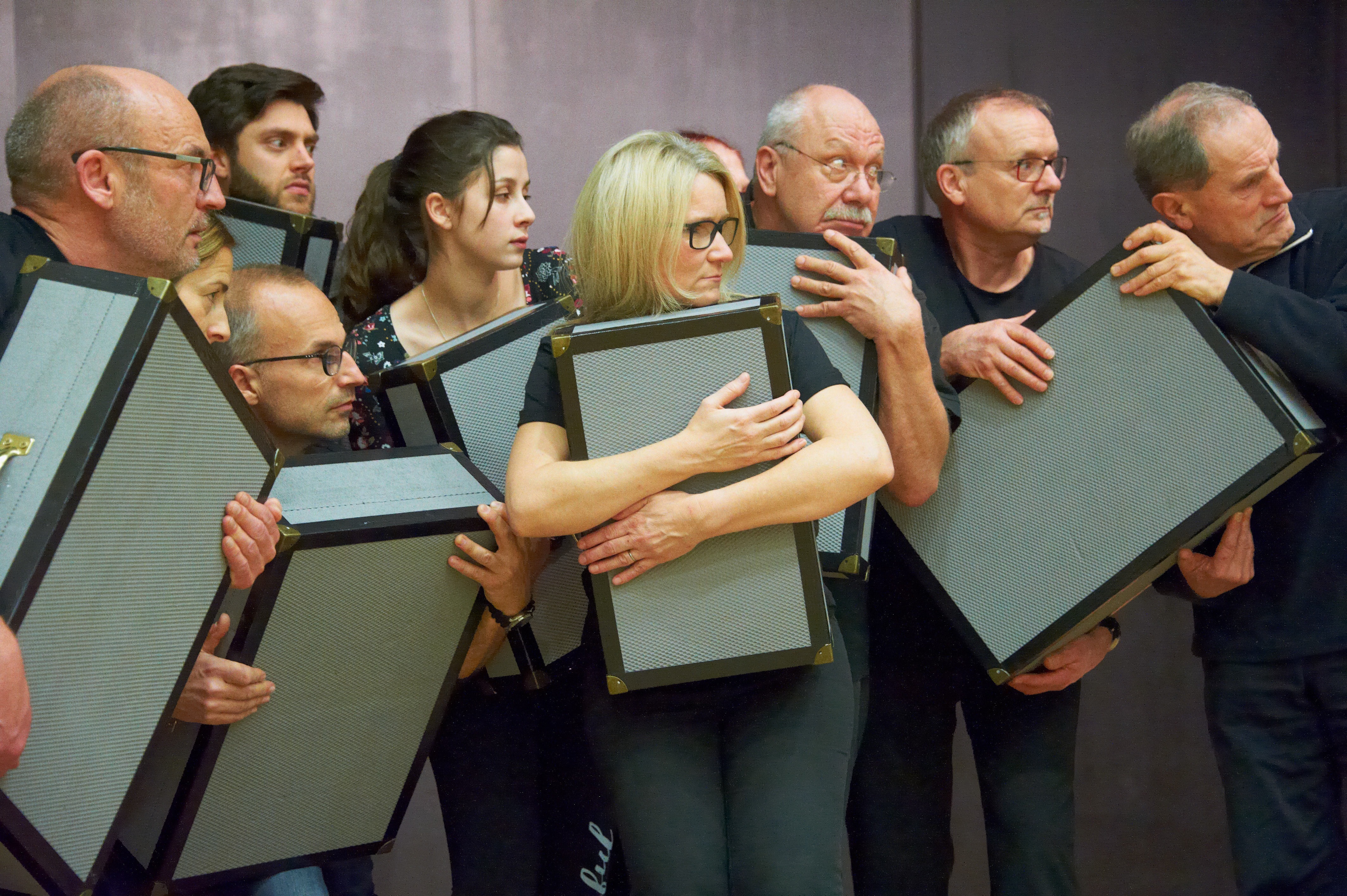 Die Schauspieler zeigen spannende Lebensgeschichten aus 200 Jahre Landkreis Germersheim.