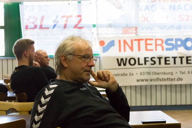Sorgenfalten bei Mannschaftsführer Dieter Ockert