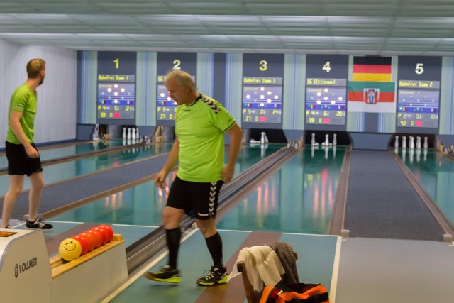 Dieter Ockert wurde an diesem Tag bester Ettlinger Spieler mit 997 Kegel